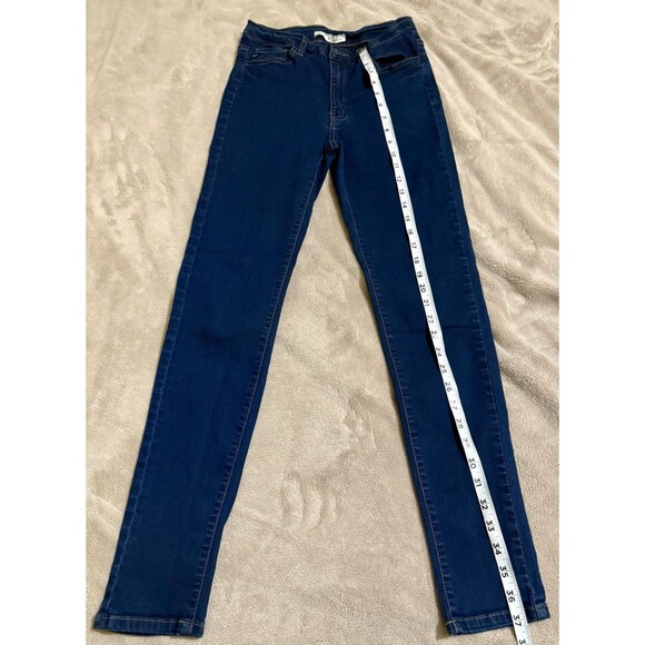 KanCan Size 28 Mid Rise Skinny Jeans Denim Stretch KC663QH Dark Wash Blue - Picture 1 of 6